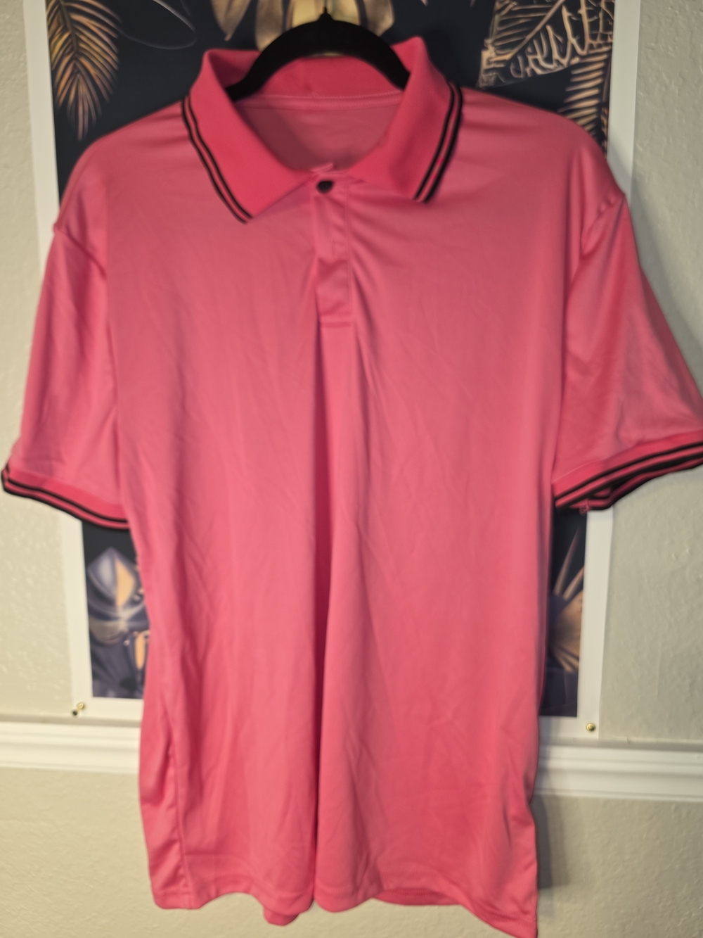 NFINITY Hot Pink Polo with Black Trim